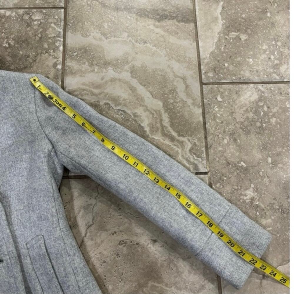 NWOT J.Crew Majesty Peacoat in Stadium Cloth by Nello Gori Size 0 - Picture 4 of 12